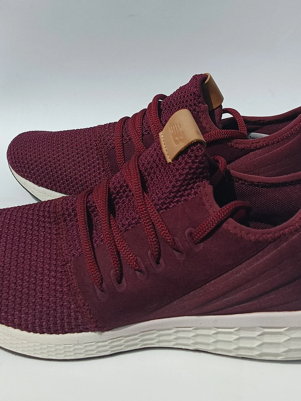 New Balance Fresh Foam Cruz Women's Burgundy Maroon Knit Running Shoes Size 10